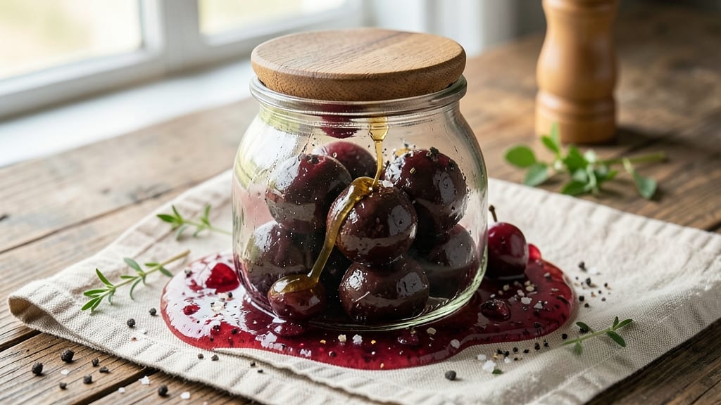 Ball Chocolate Cherry Jam Recipe: Fudgy Cocoa-Black Cherry Swirls in Minutes