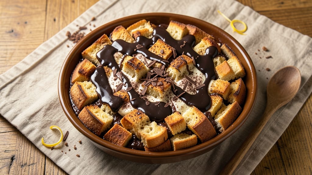 Carmines Chocolate Bread Pudding Recipe: Deep Cocoa Crunch Meets Molten Fudge Rivers