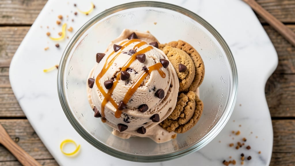 Ben and Jerry's Chocolate Chip Cookie Dough Ice Cream Recipe: Churn-Fresh Crunch With Warm Chocolate Streaks