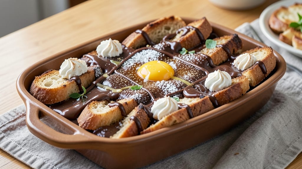 Carrabba's Chocolate Bread Pudding Recipe: Deep Cocoa Crunch With Molten Ganache Rivers
