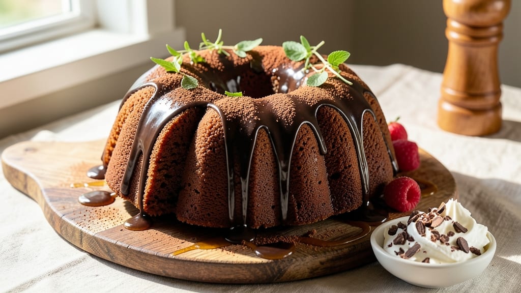 Bundt Pan Chocolate Cake Recipe: Crunchy Top, Fudgy Core Magic