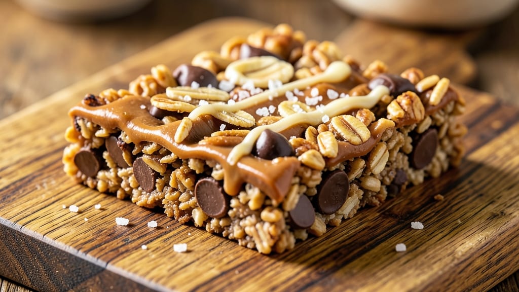 Chewy Peanut Butter Chocolate Chip Granola Bars Recipe: No-Bake Nutty Crunch With Melty Chunks