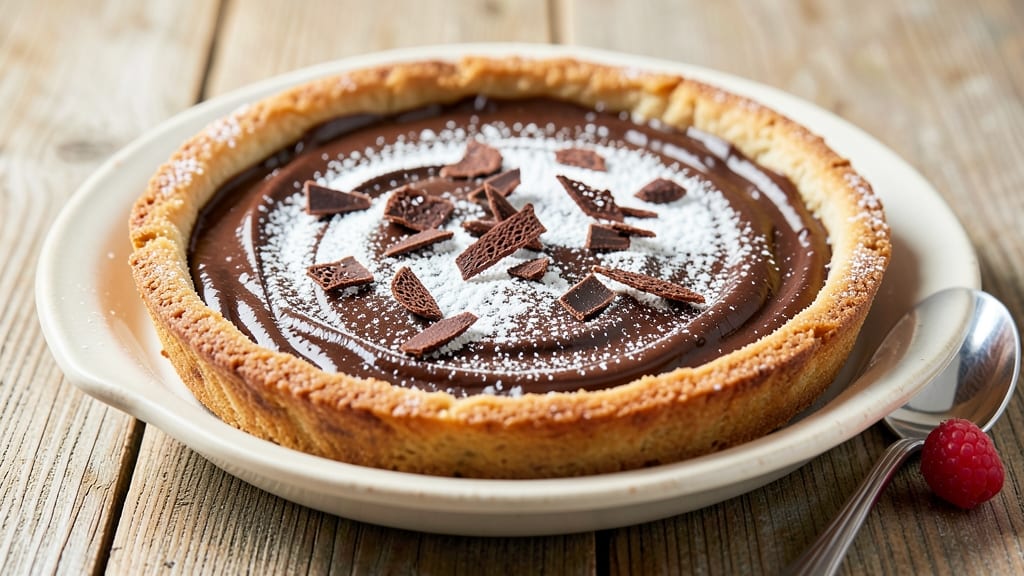 Big Chocolate Tart Recipe: Crunchy Shell Meets Molten Ganache Rivers