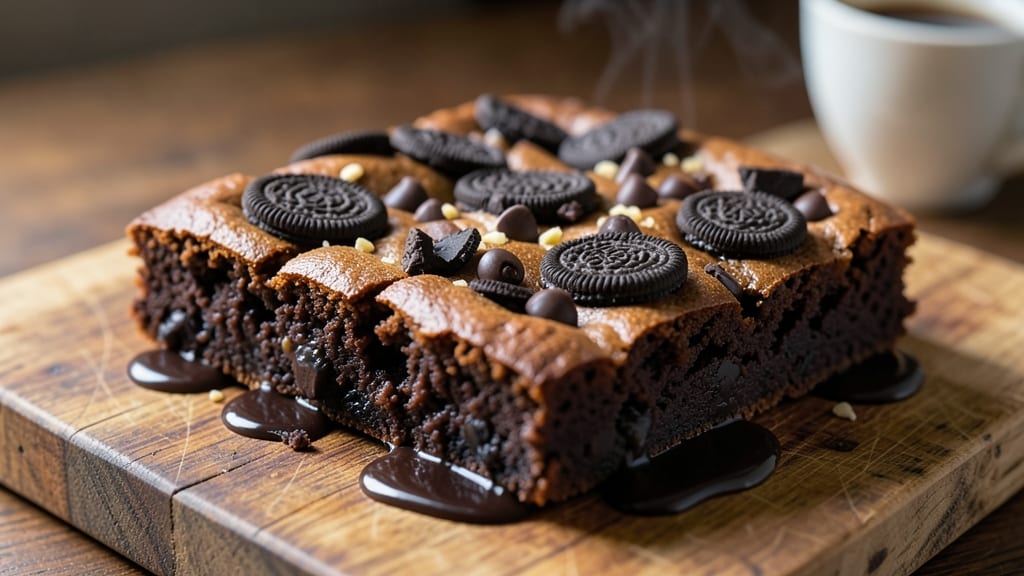 Brownie Oreo Chocolate Chip Recipe: Fudgy Cracks and Crunchy Surprises