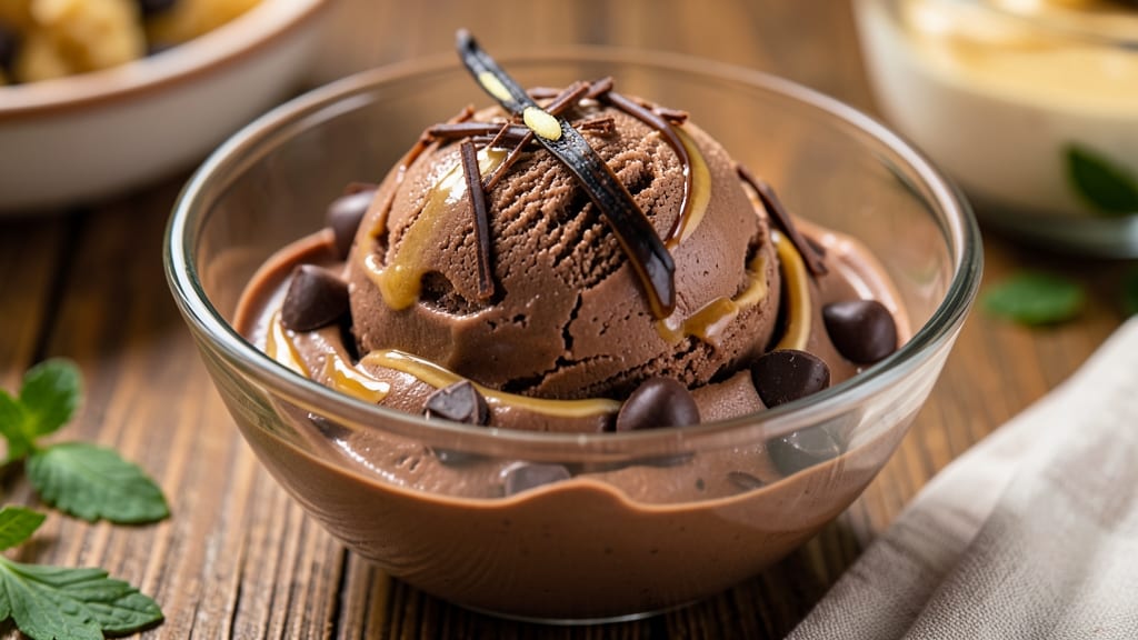 Blue Bell Dutch Chocolate Ice Cream Recipe: Homemade Ganache Swirls and Crispy Top