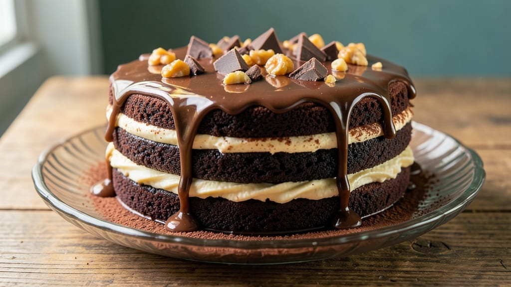 Best Chocolate Fudge Cake Recipe in the World: Glass-Bowl Crunch With Molten Fudge Streaks