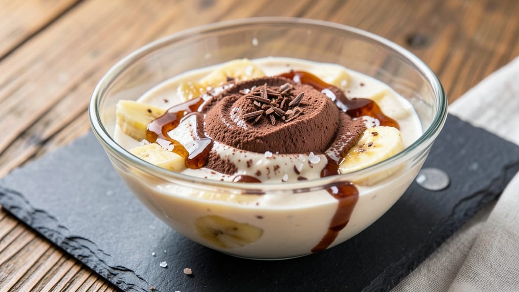 Banana Chocolate Nice Cream Recipe: Frozen Blend Without Ice Cream Maker