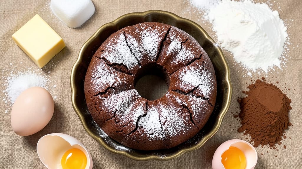 Basic Chocolate Bundt Cake Recipe: Glass Bowl Magic With Fudgy Cracks