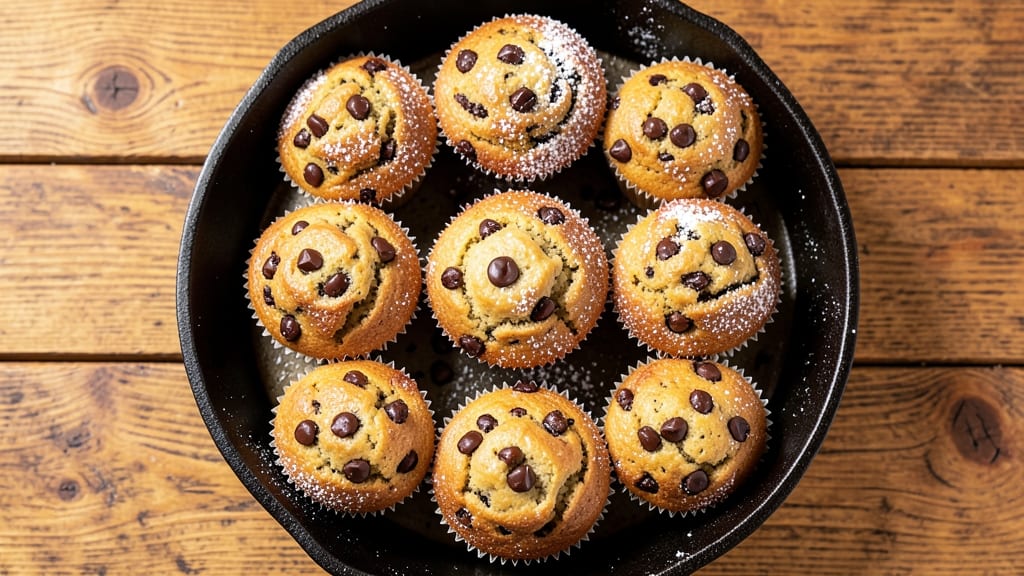 Betty Crocker Chocolate Chip Muffin Mix Recipe: Glass-Bowl Crunch With Warm Chocolate Streaks