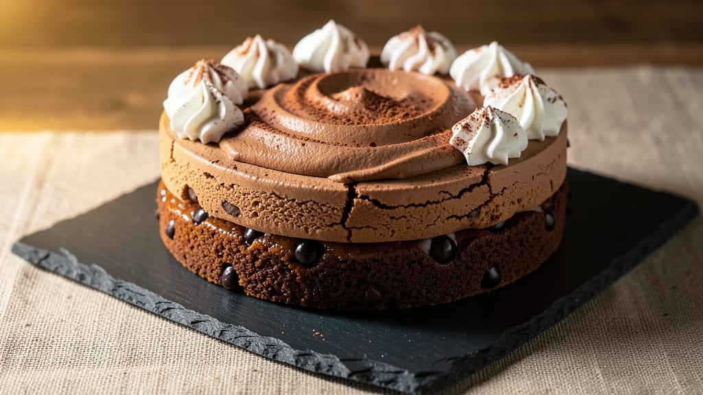 Brownie Bottom Chocolate Mousse Cake Recipe: Triple-Layered Decadence With Hidden Creamy Surprise