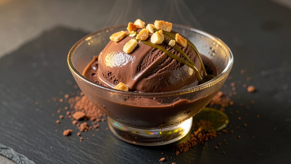 Belgian Dark Chocolate Ice Cream Recipe: Deep Cocoa Intensity With Crunchy Hazelnut Ribbons
