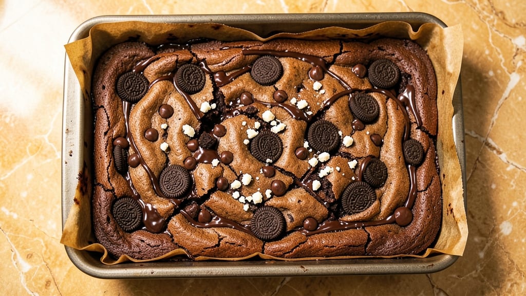 Brownie Chocolate Chip Cookie Oreo Recipe: Fudgy-Crunchy Hybrid in One Bite