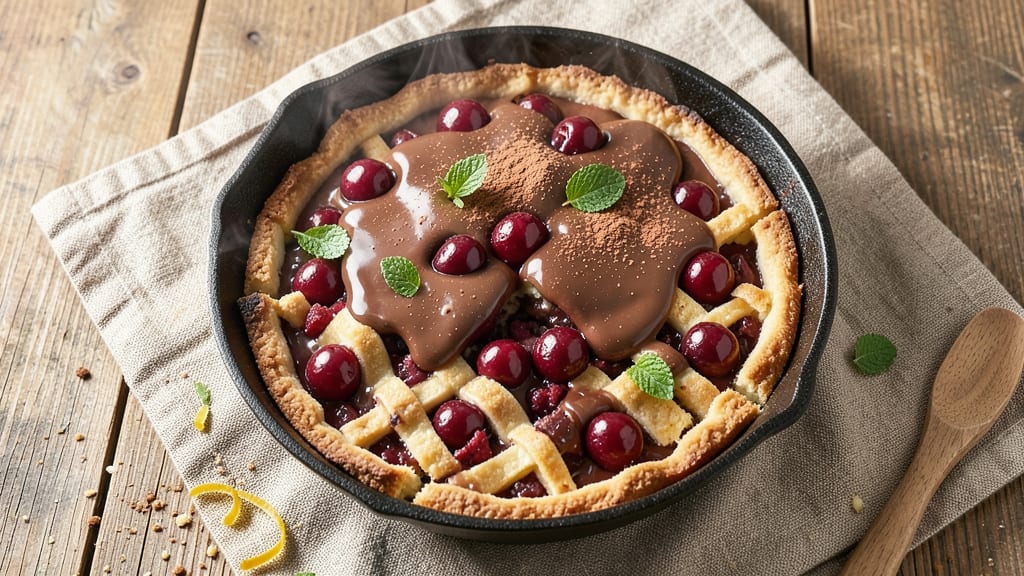 Cherry Chocolate Cobbler Recipe: Juicy Cherries and Crispy Top in One Bite