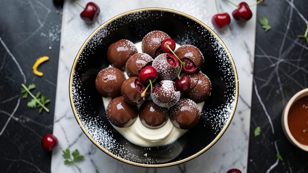 Cherry Chocolate Balls Recipe: No-Bake Bite-Sized Decadence With Juicy Fruit Hearts