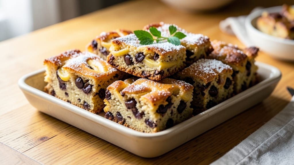 Banana Chocolate Chip Squares Recipe: Triple-Layered Magic with Crunchy Top