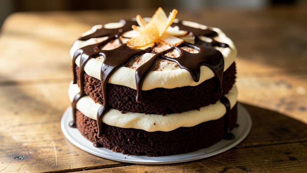 Bounty Chocolate Cake Recipe: Chewy Centers and Crunchy Top Layers