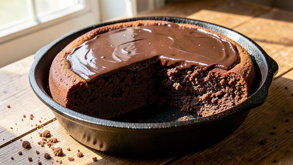 Cast Iron Chocolate Cake Recipe: Deep Cocoa Crunch With Molten Centers