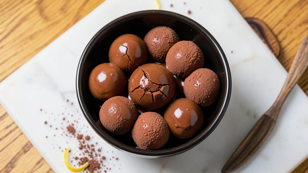 Boozy Chocolate Truffles Recipe: Liquor-Infused Ganache With Crunchy Cocoa Shells